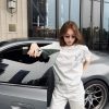 Louis Vuitton Embroidered Signature T-Shirt- Milky White