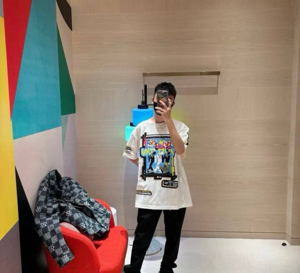 Louis Vuitton Jazz Flyers Short-Sleeved T-Shirt- White