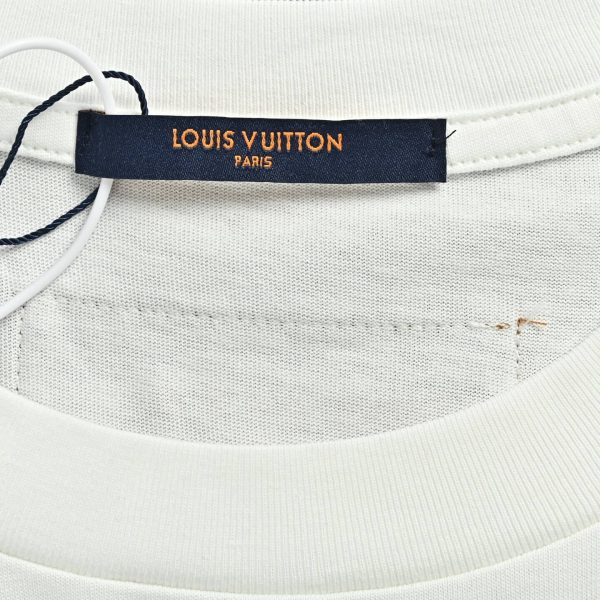 Louis Vuitton Jazz Flyers Short-Sleeved T-Shirt- White