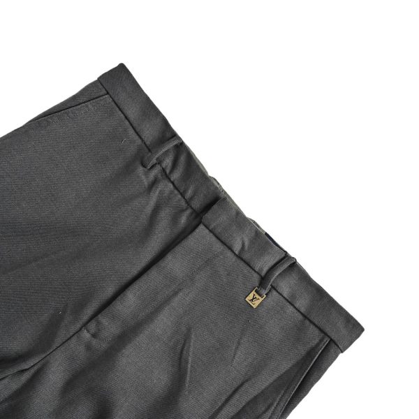 Louis Vuitton Men's Chain Wool Dress Trousers- Charcoal Grey (6) Louis Vuitton Men's Chain Wool Dress Trousers- Charcoal Grey