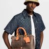 Louis Vuitton Monogram Denim Short-Sleeved Shirt- Indigo.