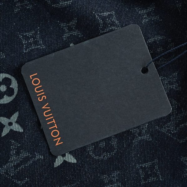 Louis Vuitton Monogram Denim Short-Sleeved Shirt- Indigo.