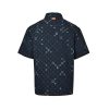 Louis Vuitton Monogram Denim Short-Sleeved Shirt- Indigo.