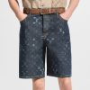 Louis Vuitton Monogram Denim Shorts- Indigo Blue