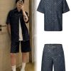 Louis Vuitton Monogram Denim Shorts- Indigo Blue