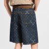 Louis Vuitton Monogram Denim Shorts- Indigo Blue