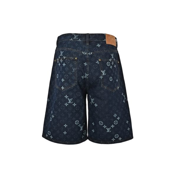 Louis Vuitton Monogram Denim Shorts- Indigo Blue