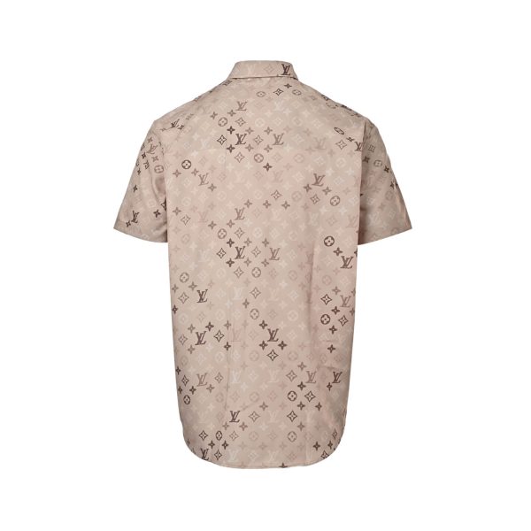 Louis Vuitton Monogram Short-Sleeved Shirt-  Beige