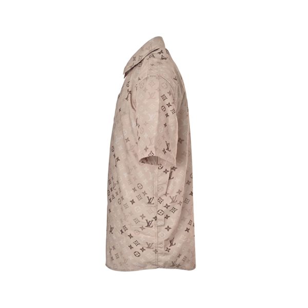 Louis Vuitton Monogram Short-Sleeved Shirt-  Beige