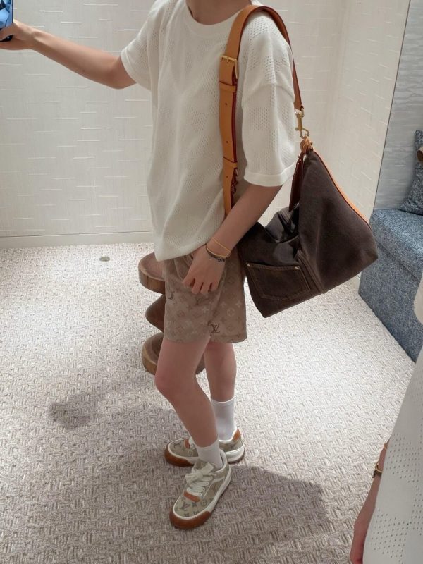 Louis Vuitton Monogram Swim Shorts-  Beige