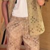 Louis Vuitton Monogram Swim Shorts-  Beige