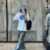 Louis Vuitton Printed Signature T-Shirt- Milky White (1) Louis Vuitton Printed Signature T-Shirt- Milky White