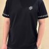 Louis Vuitton Short-Sleeved Cotton Crewneck- Black