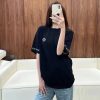 Louis Vuitton Short-Sleeved Cotton Crewneck- Black