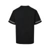Louis Vuitton Short-Sleeved Cotton Crewneck- Black