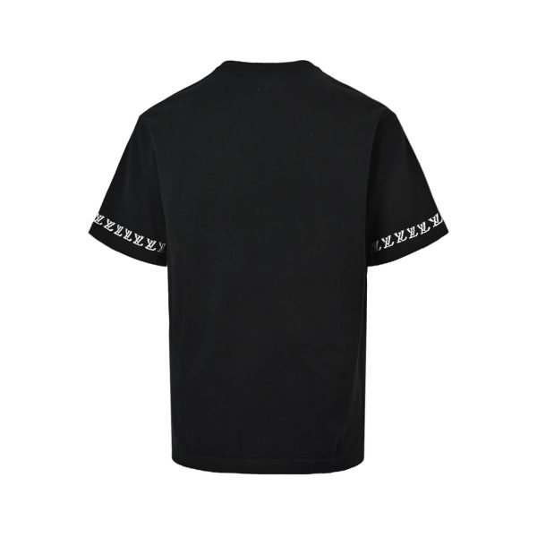 Louis Vuitton Short-Sleeved Cotton Crewneck- Black