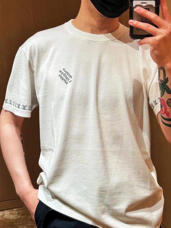 Louis Vuitton Short-Sleeved Cotton Crewneck- White