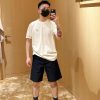 Louis Vuitton Short-Sleeved Cotton Crewneck- White