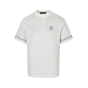 Louis Vuitton Short-Sleeved Cotton Crewneck- White