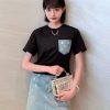 Louis Vuitton Signature Pocket T-Shirt- Black