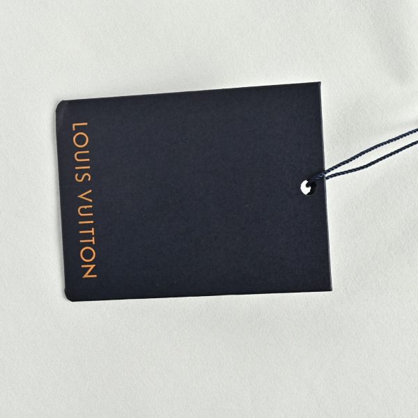Louis Vuitton Slim Fit Signature T-Shirt- Milky White