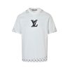 Louis Vuitton Stencil Monogram & Patch T-Shirt- White