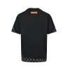Louis Vuitton Stencil Monogram & Patch T-Shirt- Black