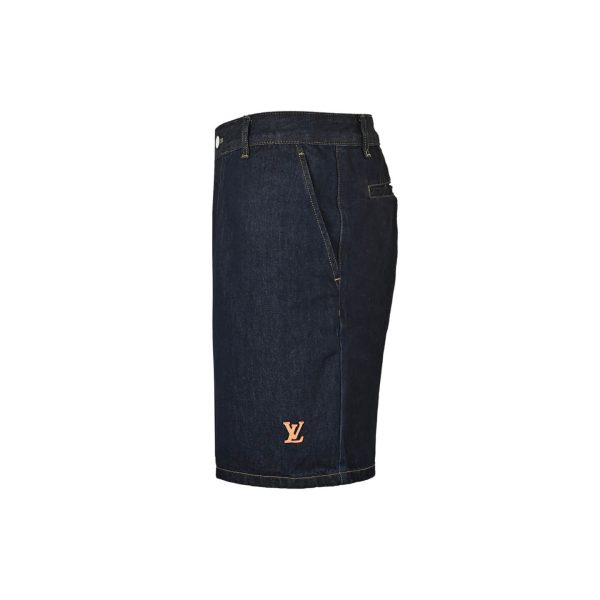 Louis Vuitton Tailored Denim Shorts- Luxury Blue