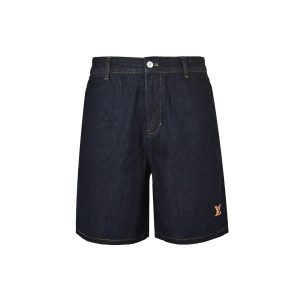 Louis Vuitton Tailored Denim Shorts- Luxury Blue