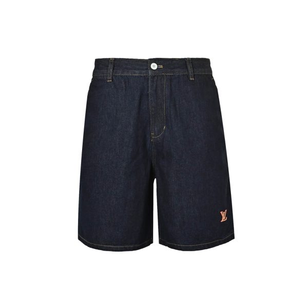 Louis Vuitton Tailored Denim Shorts- Luxury Blue
