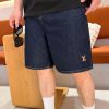 Louis Vuitton Tailored Denim Shorts- Luxury Blue