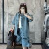 Louis Vuitton short-sleeved denim workwear shirt- blue (1) Louis Vuitton short-sleeved denim workwear shirt- blue