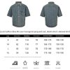 Louis Vuitton short-sleeved denim workwear shirt- blue (10) Louis Vuitton short-sleeved denim workwear shirt- blue