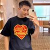 Louis Vuitton x Nigo Intarsia Jacquard Heart Crewneck-  Navy Blue