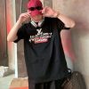Louis Vuitton x Supreme Graffiti Box Logo T-Shirt- Black