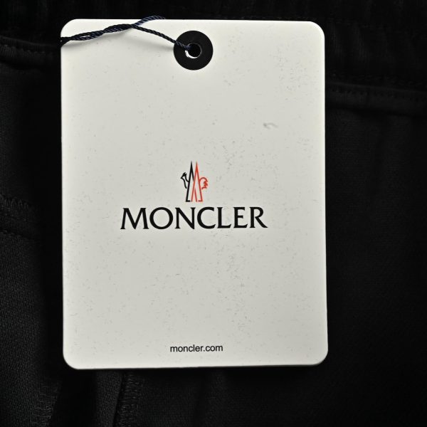 Moncler Cotton Terry-Cloth / Towel Shorts- Black
