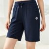 Moncler Cotton Terry-Cloth / Towel Shorts- Navy Blue