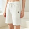 Moncler Cotton Terry-Cloth / Towel Shorts- White