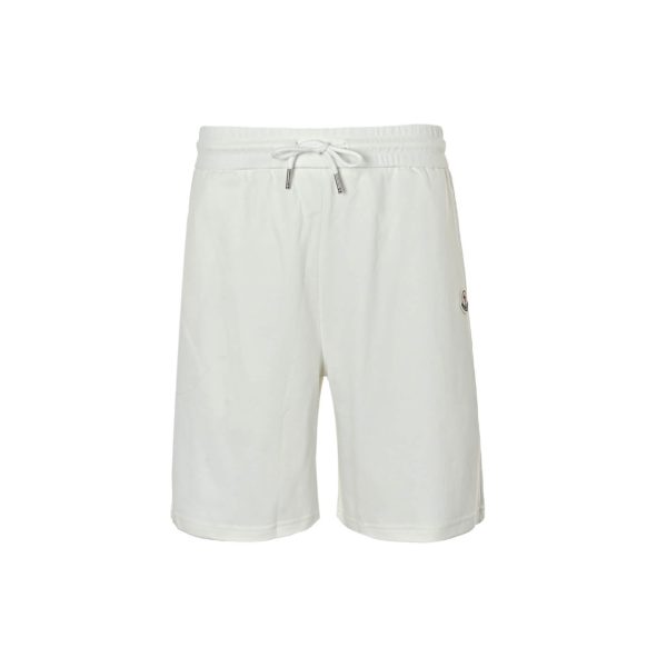 Moncler Cotton Terry-Cloth / Towel Shorts- White