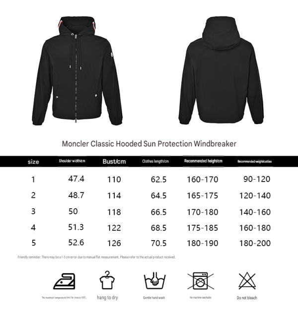 Moncler Grimpeurs Hooded Jacket- Black