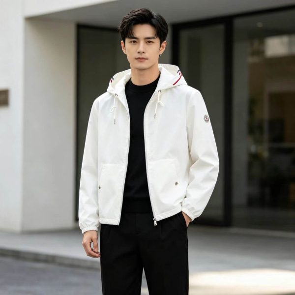 Moncler Grimpeurs Hooded Jacket- white