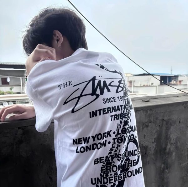 Stüssy Beat Sounds Pigment Dyed Tee- off-white (4) Stüssy Beat Sounds Pigment Dyed Tee- off-white