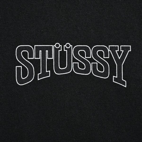 Stüssy Strawberry Tee Print Short-Sleeve- Black