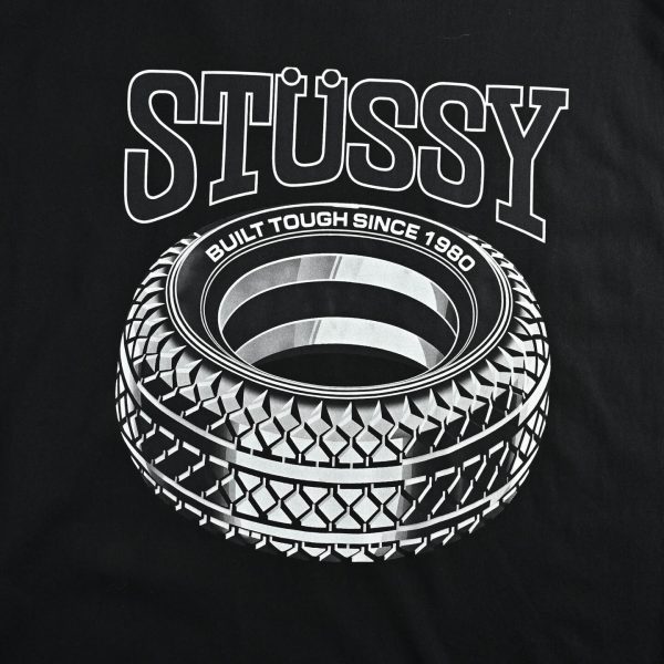Stüssy Tough Tread Tee- Black (5) Stüssy Tough Tread Tee- Black