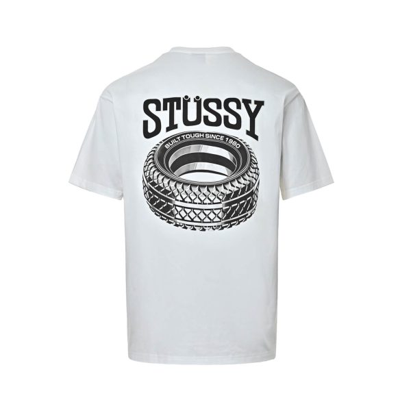 Stüssy Tough Tread Tee- White (7) Stüssy Tough Tread Tee- White