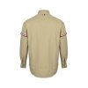 Thom Browne RWB Armband Shirt Jacket-  Beige