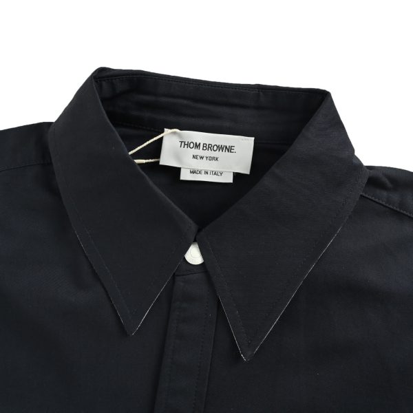 Thom Browne RWB Armband Shirt Jacket- Black