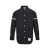 Thom Browne RWB Armband Shirt Jacket- Black