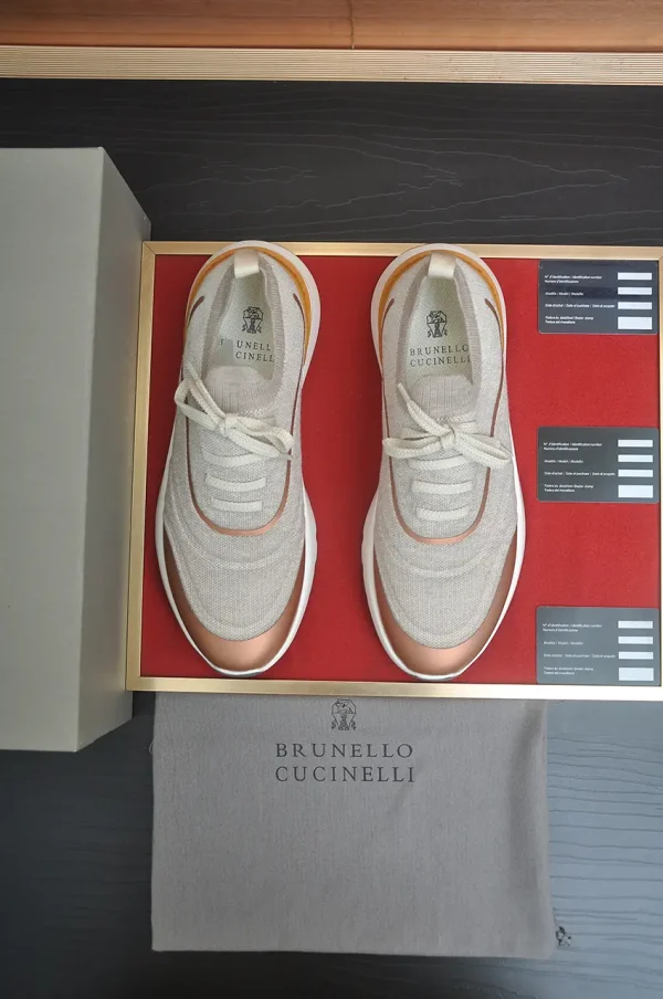 brunello-cucinelli-knit-runners-beige-suede-overhead-view Brunello Cucinelli Knit Runners Men's Beige Suede