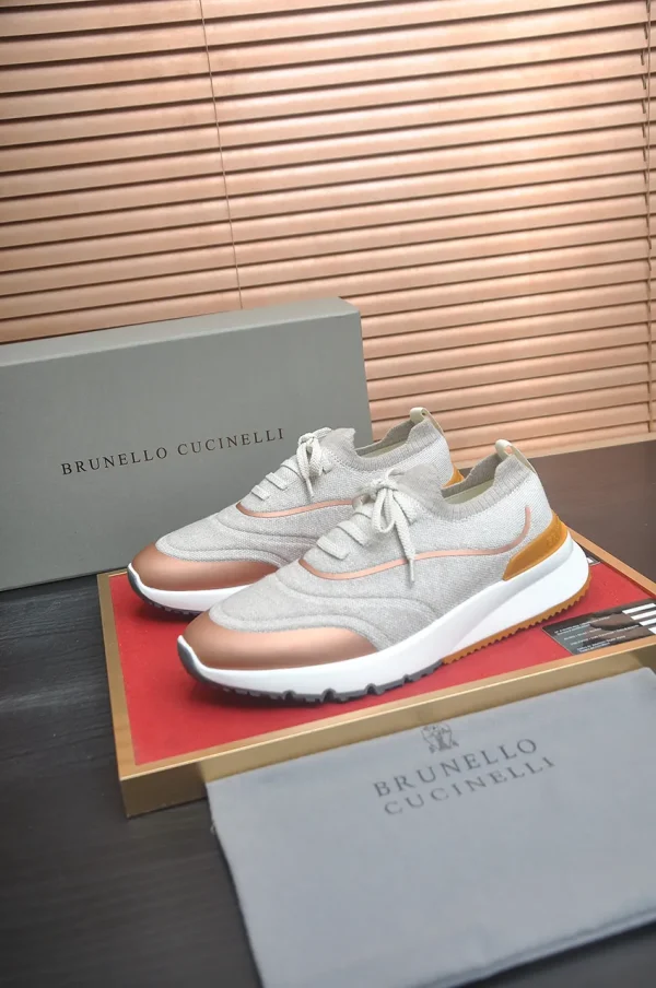 brunello-cucinelli-knit-runners-beige-suede-side-view-3 Brunello Cucinelli Knit Runners Men's Beige Suede